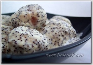 полоцкие сырники в сметанно-маковой заливке