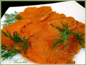 драники с морковью