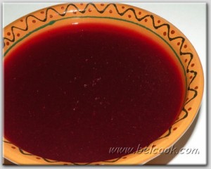 клюквенный кисель
