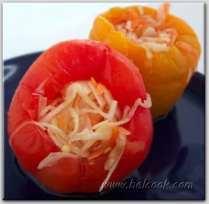 перцы фаршированные капустой