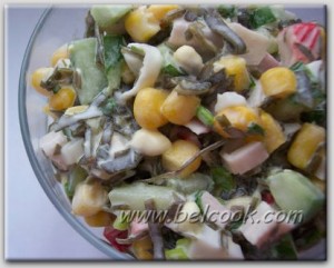 Салат из морской капусты